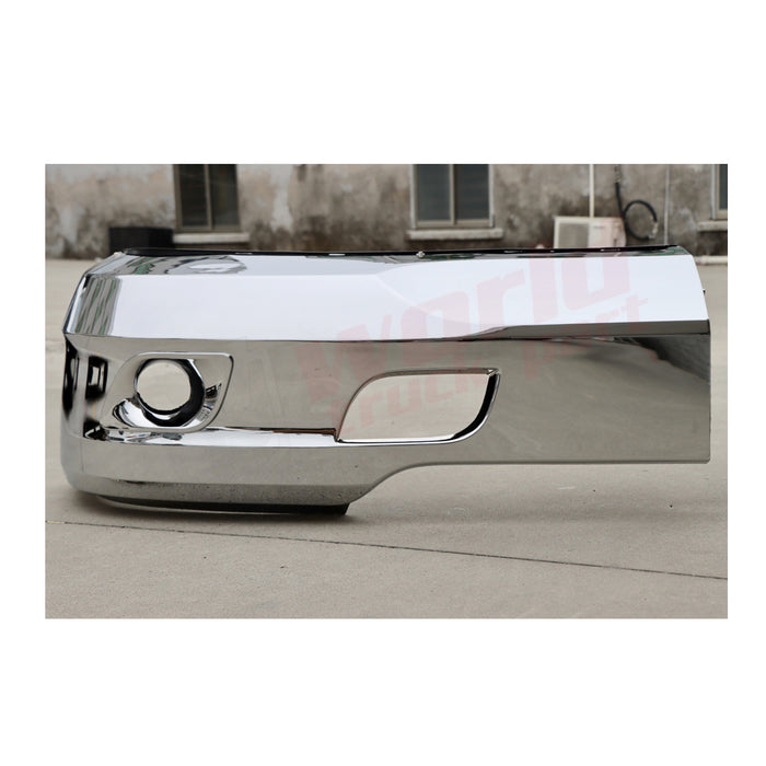 RH Bumper Chrome With Fog Lamp Hole KW T680 2014-2021