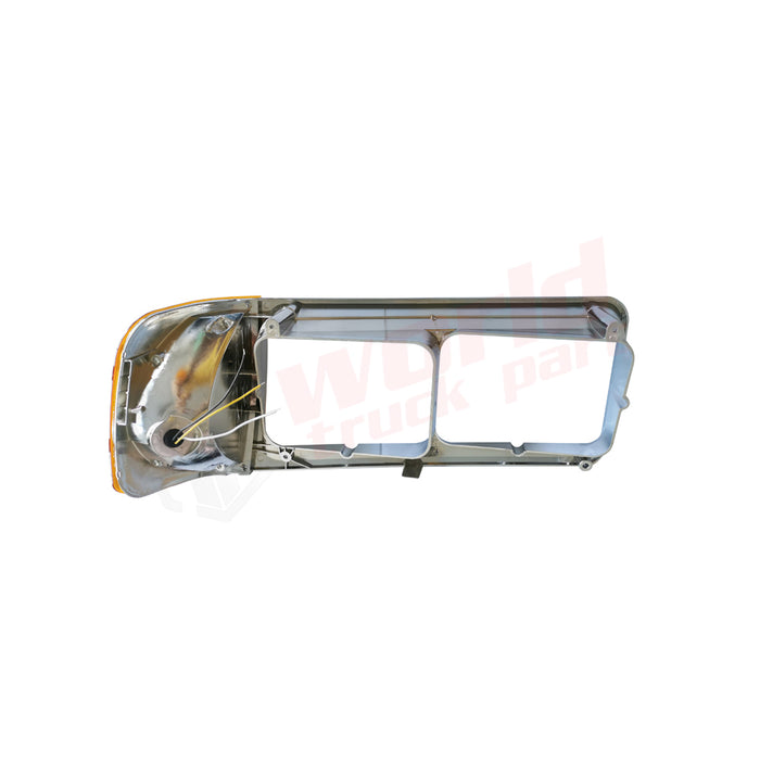 RH Headlight Bezel With Holagen Corner Lamp Freightliner FLD 1990-2001