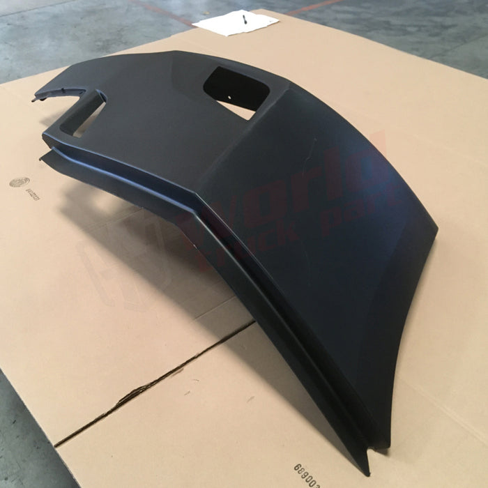 RH Corner Bumper Outer with Holes Black Freightliner New Cascadia 2018+