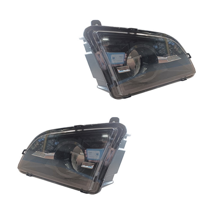 LH Fog Light Led Black Housing Volvo VNL 2018+