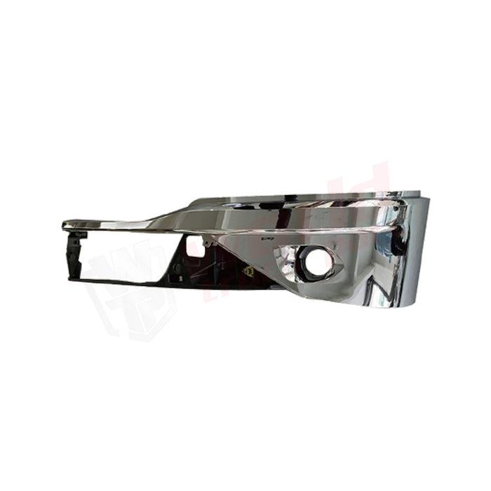 LH Corner Bumper Chrome with Fog Lamp Hole,2022+,Kenworth T680 Next Gen
