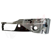 LH Corner Bumper, Chrome, With Fog Lamp Hole, Kenworth T680 Next Gen