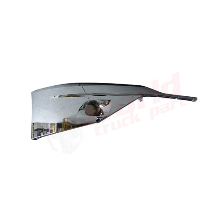 RH Corner Bumper Cover Chrome w/o Fog Lamp Hole,2022+,Kenworth T680 Next Gen
