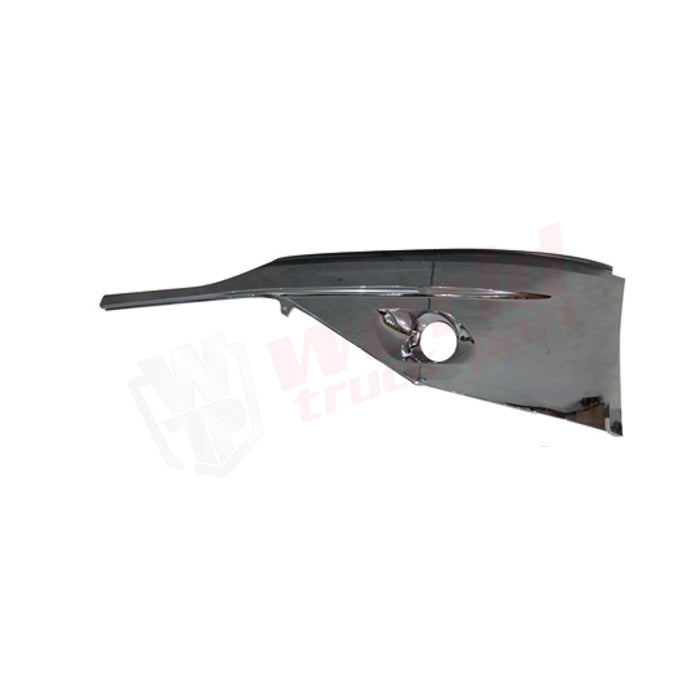 LH Corner Bumper Cover Chrome with Fog Lamp Hole,2022+,Kenworth T680 Next Gen