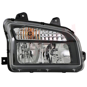Rh Head Lamp,Normal Black, 2019-2022 Kenworth T880