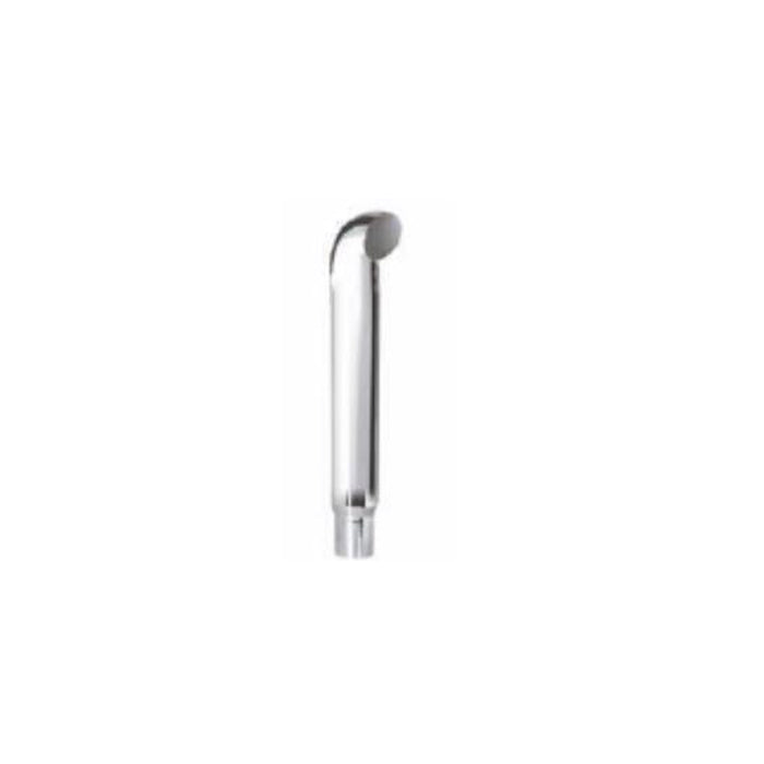 Chrome Exhaust Stack,Curved Style,6" Reduced to 5" ID