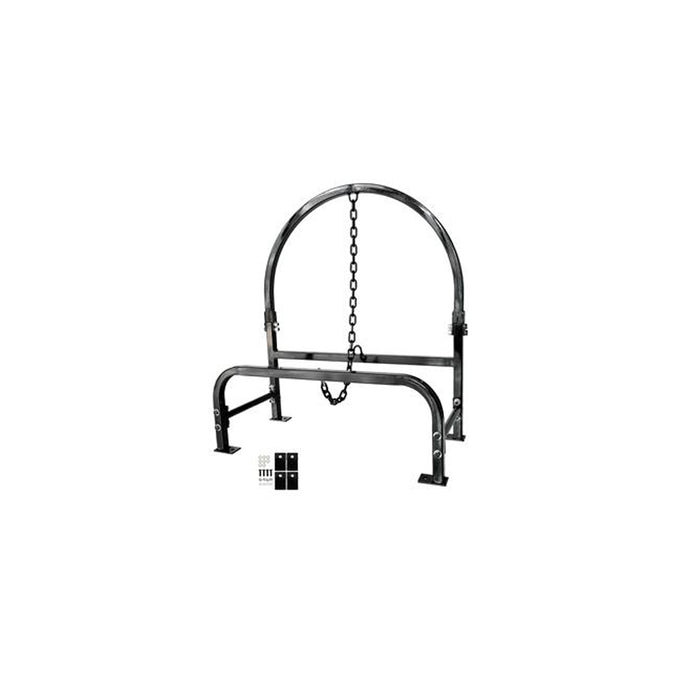 Truck Single Spare Tire Carrier Rack Tire Holder Behind Cab（New Style）