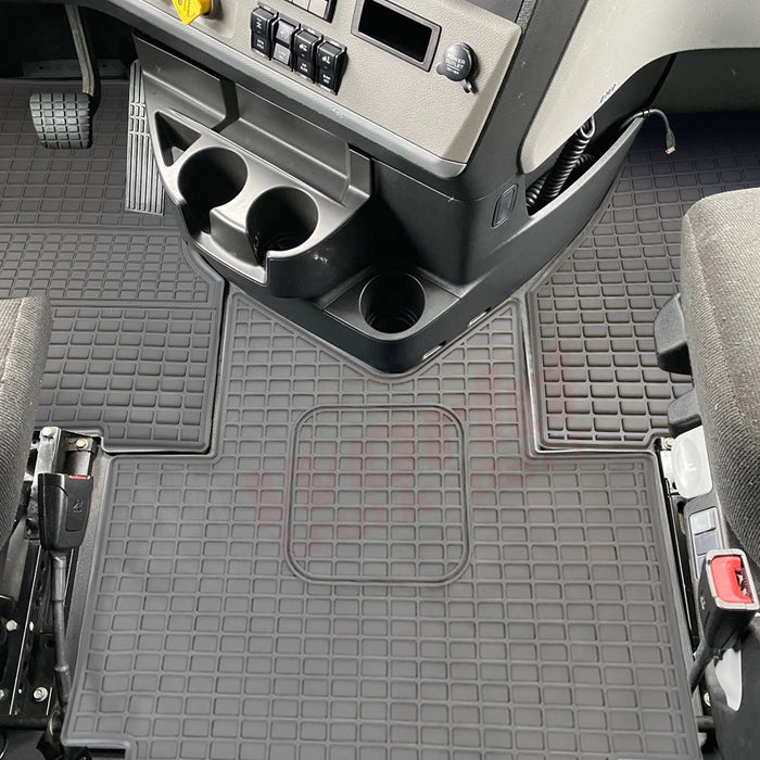 Floor Mat,Latex,Blue,2018-2021,Freightliner Cascadia 116&126