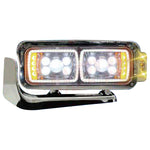 Lh Headlight, Led, Chrome, Peterbilt 359