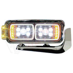 Rh Headlight, Led, Chrome, Peterbilt 359