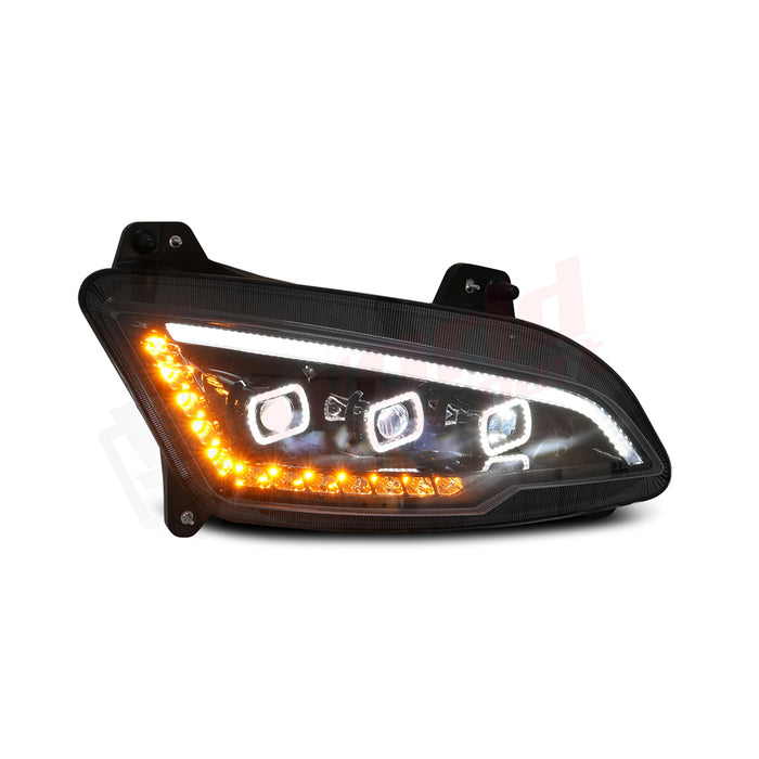 RH Headlight Led Black Peterbilt 597 2021