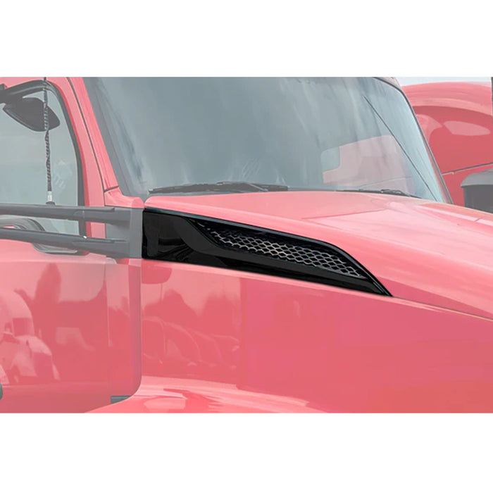 RH Side Hood Grille Black KW T680 Next Gen