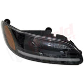 Rh Headlight,Led,Black,Peterbilt 387