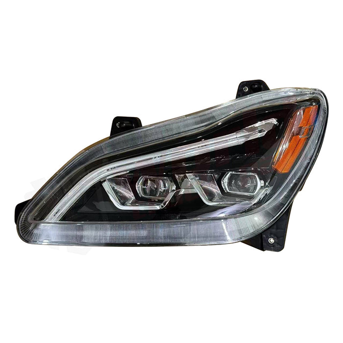 LH Headlight,LED,Black,Kenworth T680 Next Gen