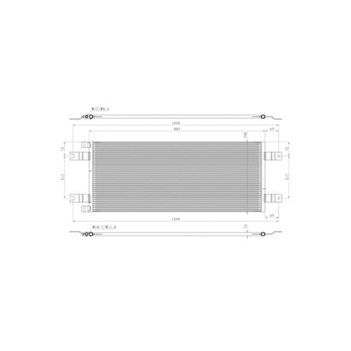 Condenser for KW Peterbilt