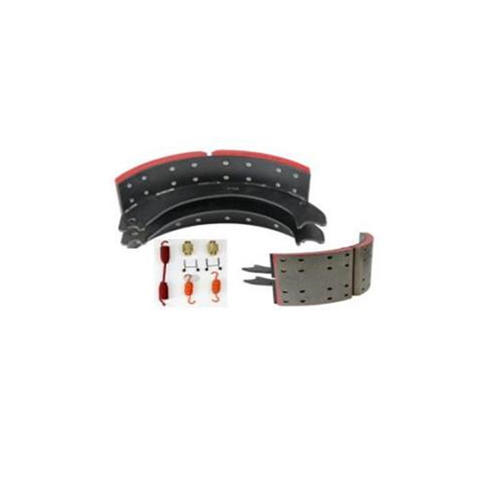Brake Shoe Kit, 23K, with Red Lining,Replace 4726ES2+