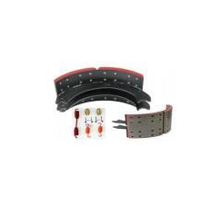 Brake Shoe Kit, 23K, with Red Lining,Replace 4720Q