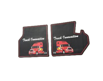 Floor Mats Red Color Fit For Freightliner Columbia