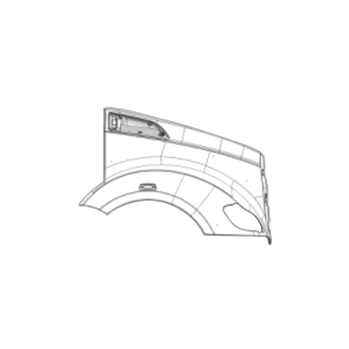 Guardabarros del capó del lado derecho para Kenworth T680 2014-2021