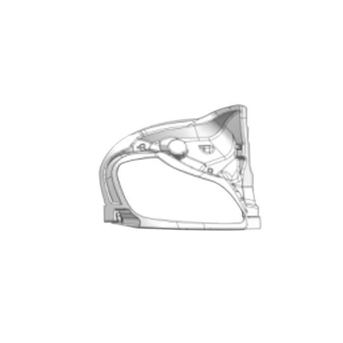 Refuerzo de guardabarros del capó del lado derecho para Kenworth T680 2014-2021