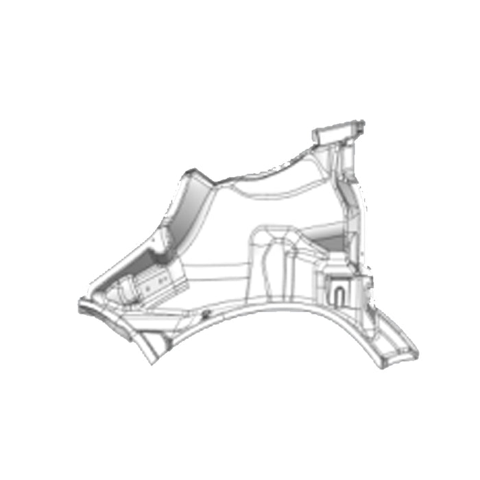 LH Rear Hood Reinforcement For KW T680 2014-2021