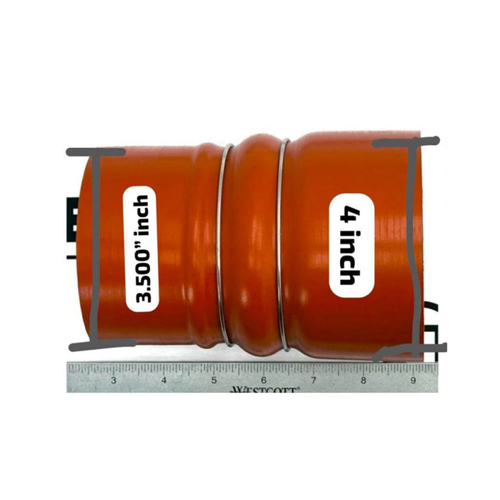 Silicone Hose3.5-4"176Mm1 Hump2 Rings Reducer KW