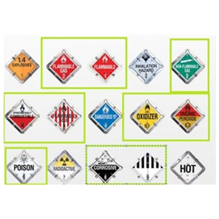 Dangerous Goods Warning Sign