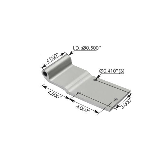 573.1011657 - Hinge Hyundai Aluminum