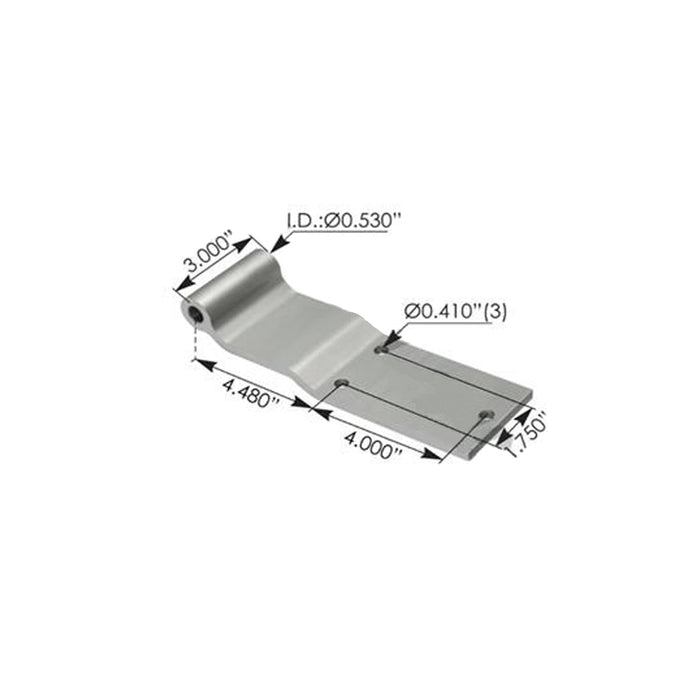 573.1010174 - Hinge Utility Aluminum