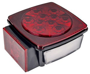 LED Trailer Tail Light,with Seven-function License Illumination Mounts on 2’’ Centers