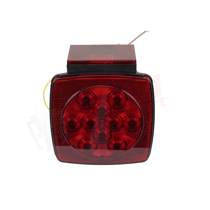 LED Trailer Tail Light,with Seven-function License Illumination Mounts on 2’’ Centers