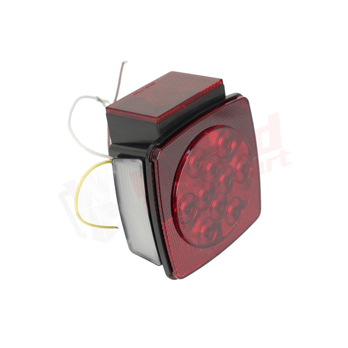 LED Trailer Tail Light,with Seven-function License Illumination Mounts on 2’’ Centers