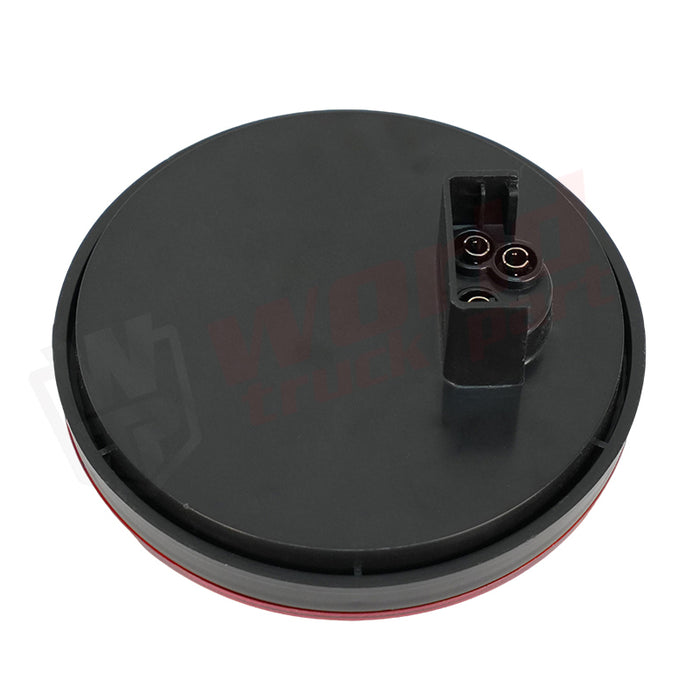 4" Three Function LED Round Tail Light,12V, 12LEDs,Pl3 Connection Material:Pmma+Abs