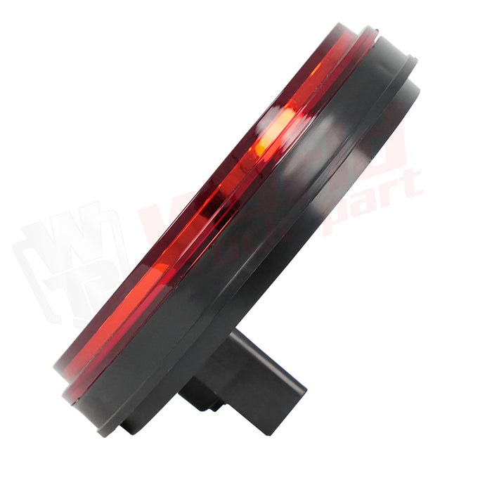 4" Three Function LED Round Tail Light,12V, 12LEDs,Pl3 Connection Material:Pmma+Abs