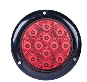 4"Circle LED Light Plus Flange Mount,Pl3 Connection,12V, 12LEDs