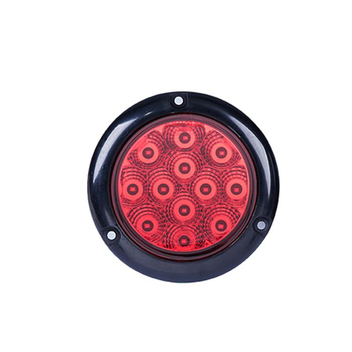 4"Circle LED Light Plus Flange Mount,Pl3 Connection,12V, 12LEDs