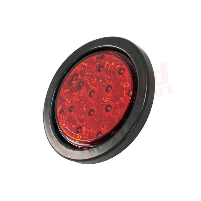 4"Circle LED Light  Plus Rubber Grommet,Pl3 Connection,12V, 12LEDs