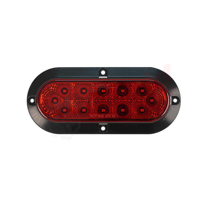 6"Oval LED Light  Plus Flange Mount,Pl3 Connection