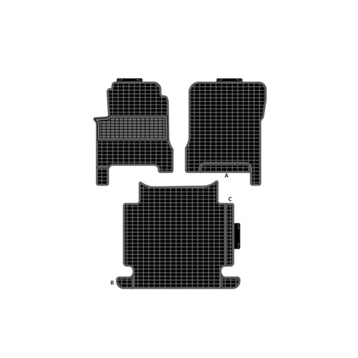 Floor Mat,for Volvo VNL760&860&VNR Sleper 2023 (with Part A Cut Off);For Volvo VHD 2023(with Part A&B Cut Off);For Volvo VNR Daycab 2023(with Part B&C Cut Off)