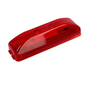 Red Side Marker, 12V,SAE DOT,Red Lens, 2 Pins Terminal