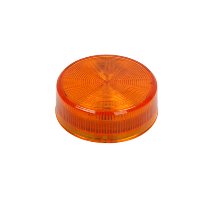 Amber Side Marker 2.5 Inch, 12V,SAE DOT,Amber Lens, 2Pirns
Terminal,Without Grommet
