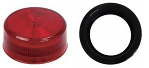 Red Side Marker 2.5 Inch, 12V,SAE DOT,Red Lens, 2Pins
Terminal,with Grommet
