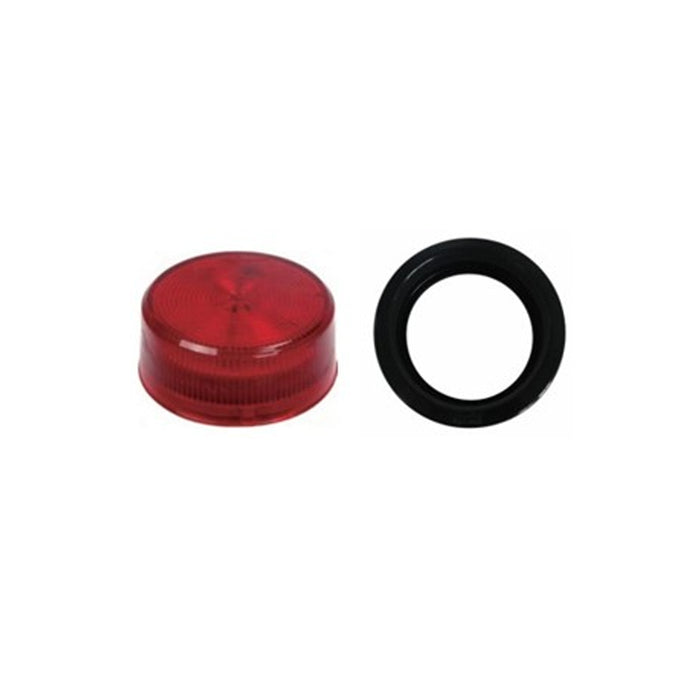 Red Side Marker 2.5 Inch, 12V,SAE DOT,Red Lens, 2Pins
Terminal,with Grommet