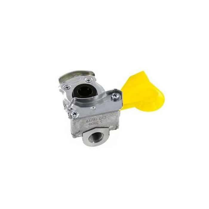 M16 Gladhand with Yellow Lid Automatic Shutter Palm Coupling
