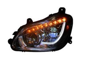 LH Headlight,LED,Black,2013-2021,Kenworth T680