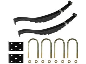 Trailer Axle Slipper 6-Leaf Spring Kit with U-Bolts - 9/16" Eye Diameter, for 8K lb Axles,Replace 2023039640