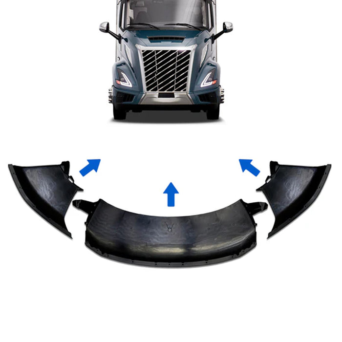 Center Bumper Air Flow Deflector,2025 Volvo VNL