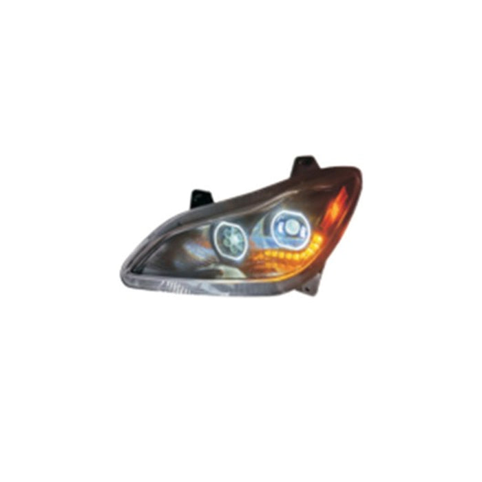 LH Headlight,Black Finishing,2021+,Kenworth T680