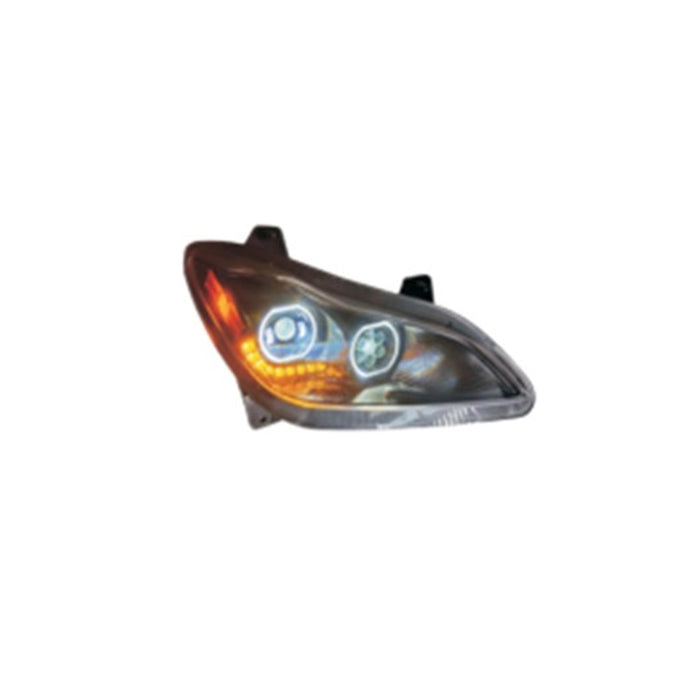 RH Headlight,Black Finishing,2021+,Kenworth T680