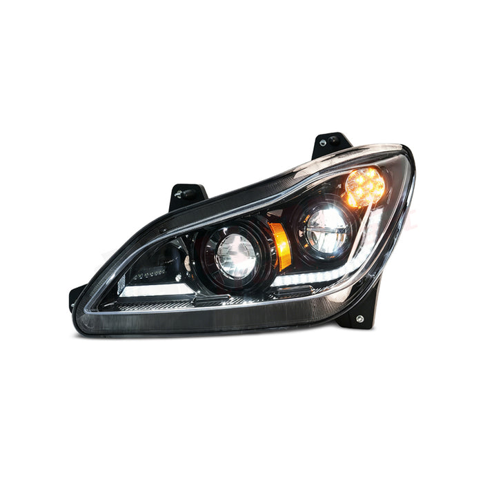 LH Headlight,Black Finishing,2021+,Kenworth T680
